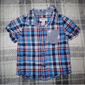 Stars and stripes button-up